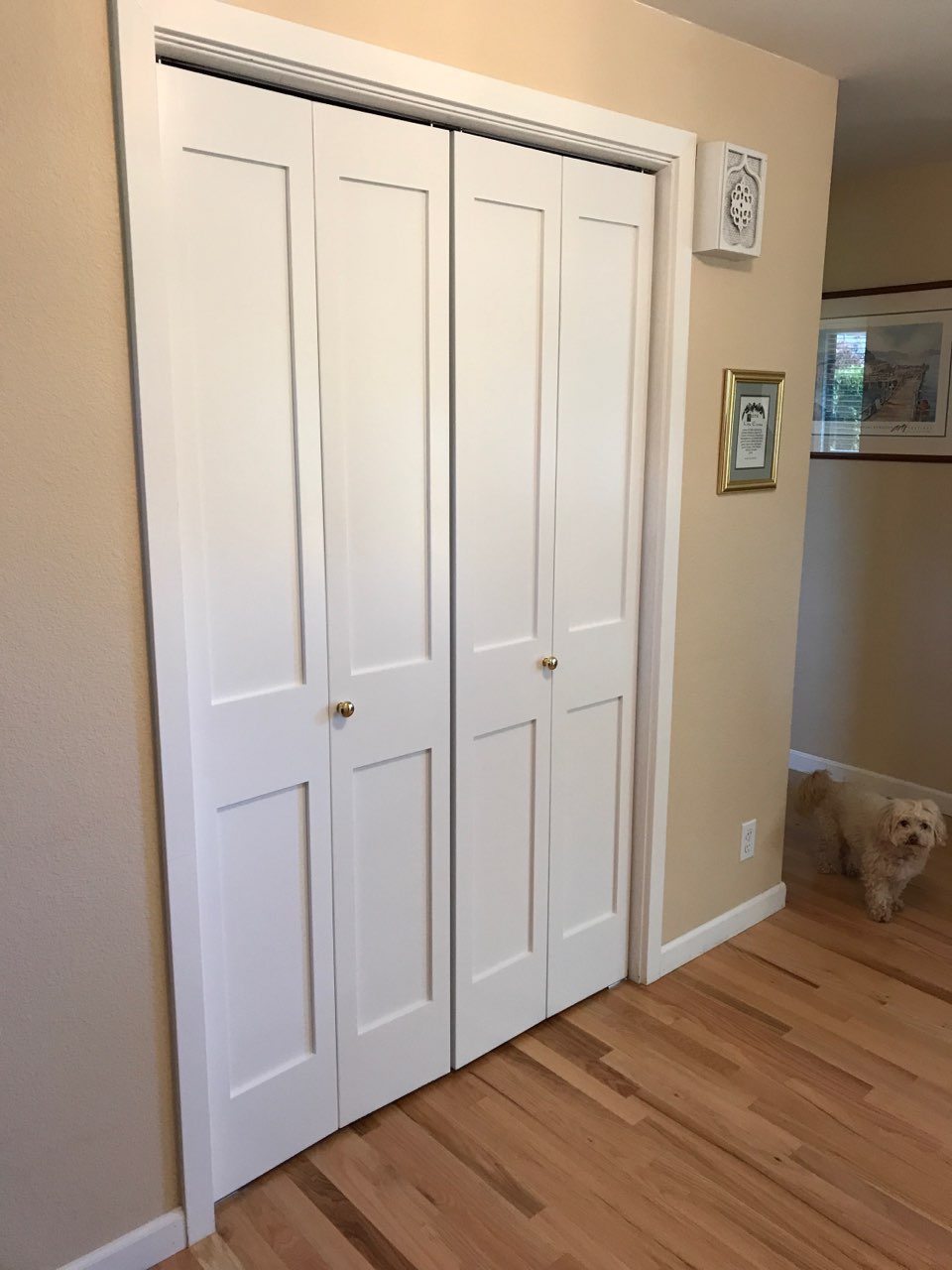 Nantucket bi-fold closet doors